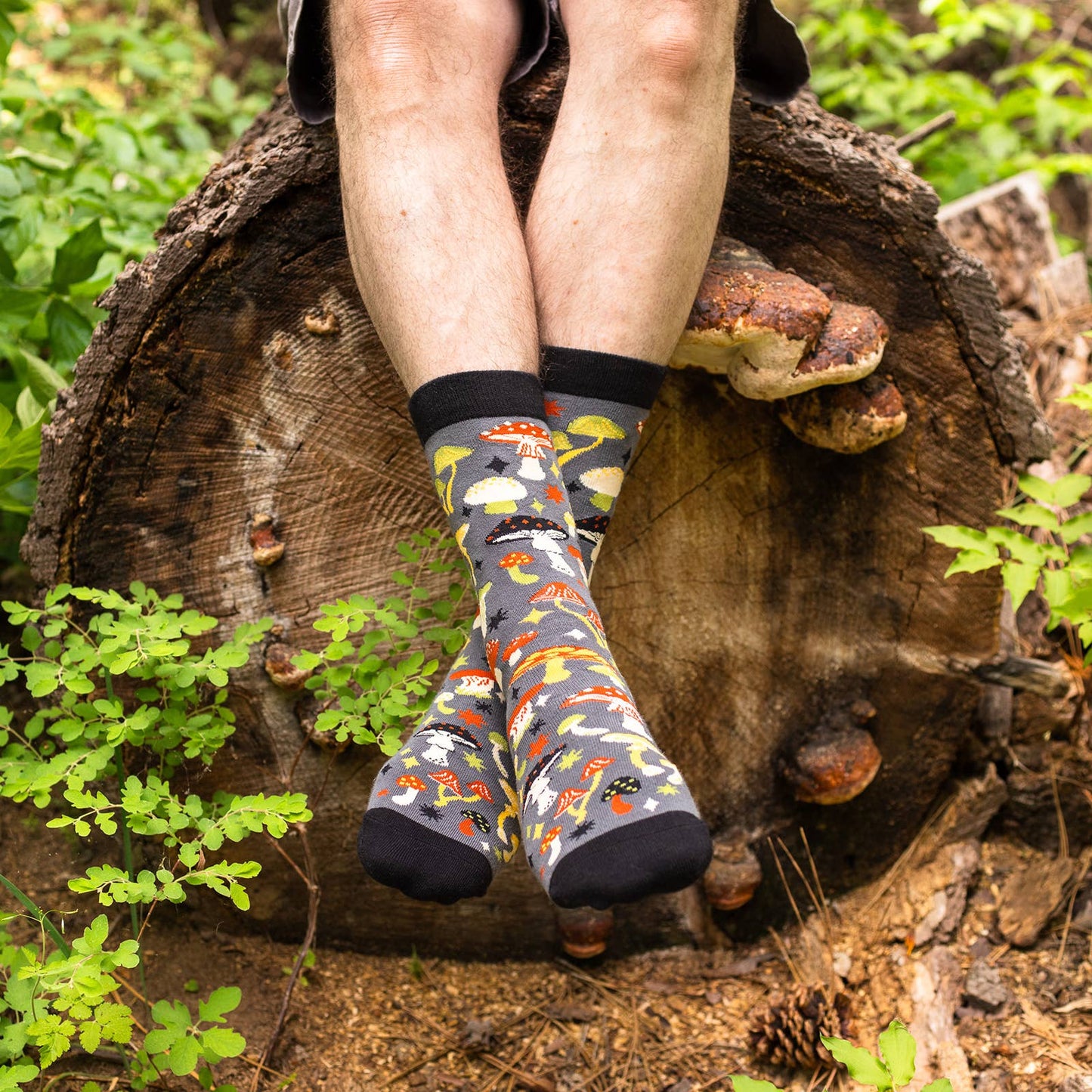 Fun Guy Mushroom Socks