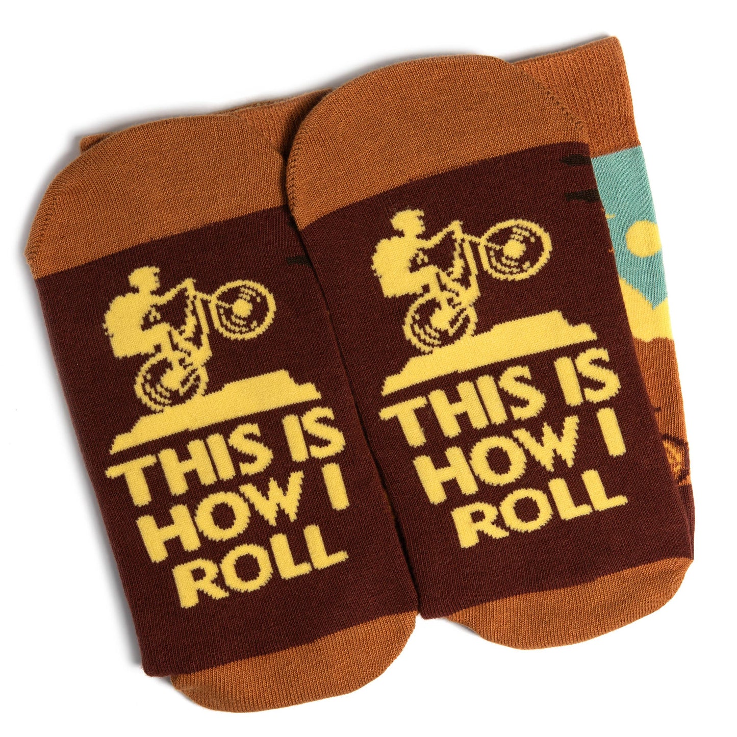 *This Is How I Roll (Mountain Biking) Socks