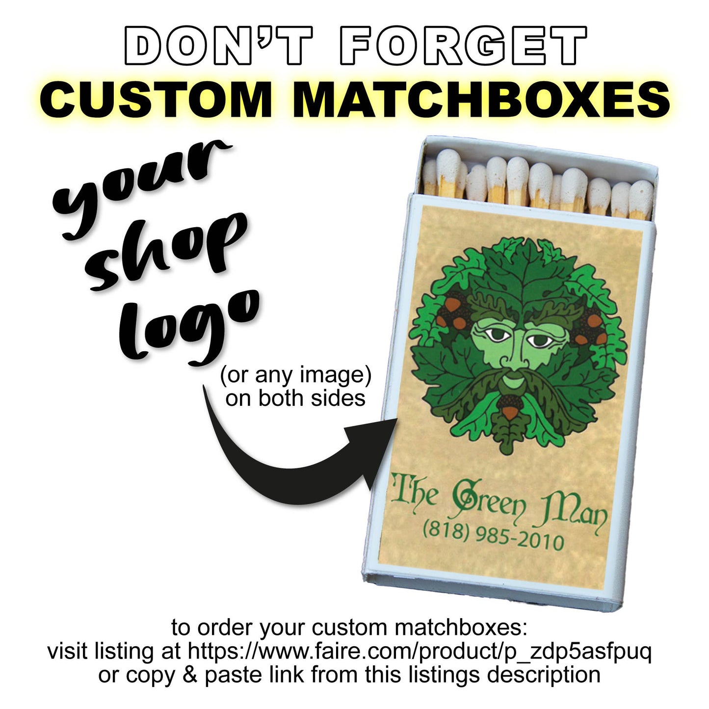 *Butterfly Matchbox • Candle Accessories • Decorative Matches