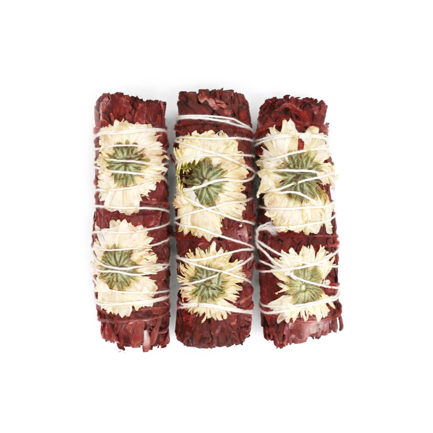 'Divine' Floral Dragons Blood Sage Smudge Stick (4 in.)