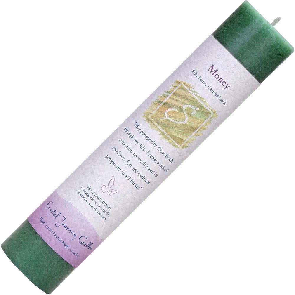 Reiki Herbal Pillar Candle Money
