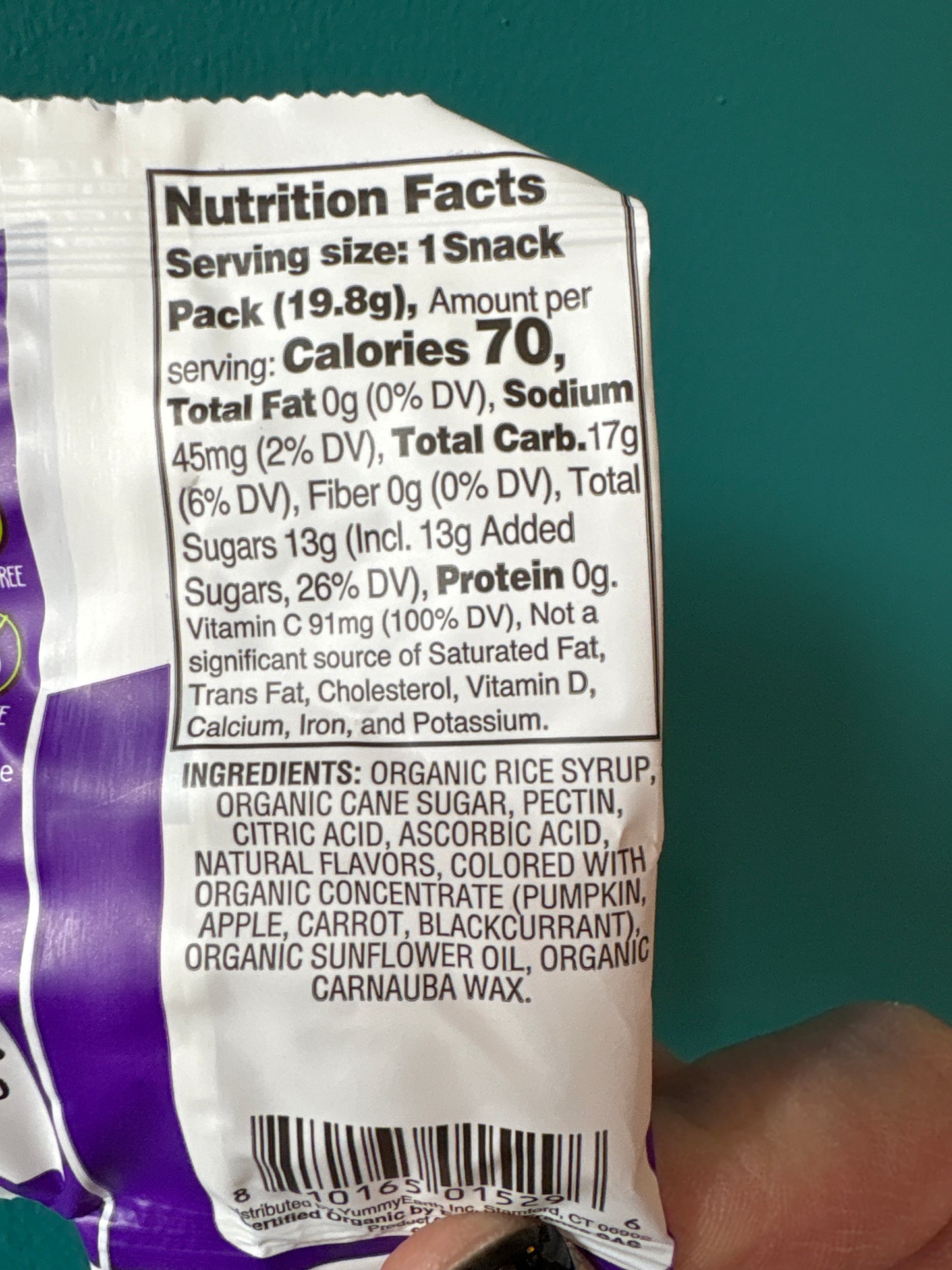 *YumEarth fruit Snacks