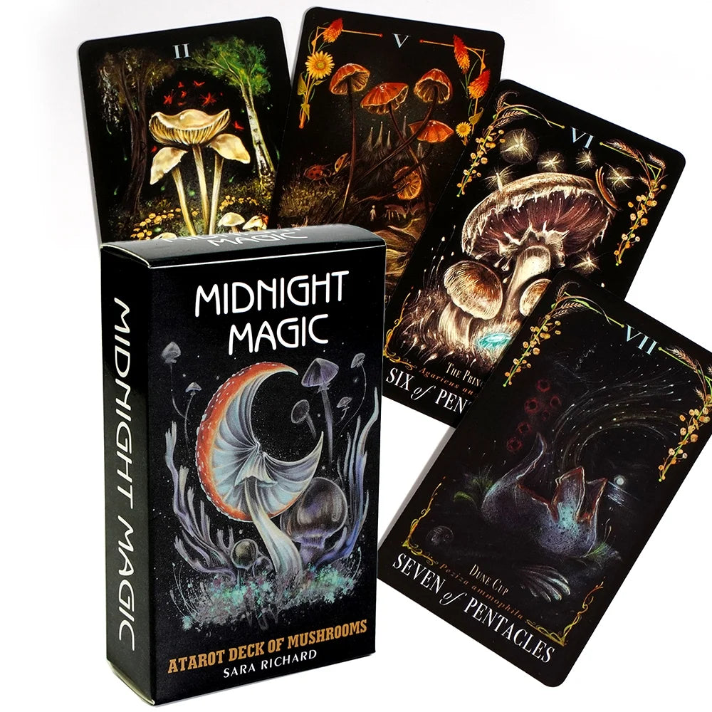 Midnight Magic Tarot Deck of Mushrooms