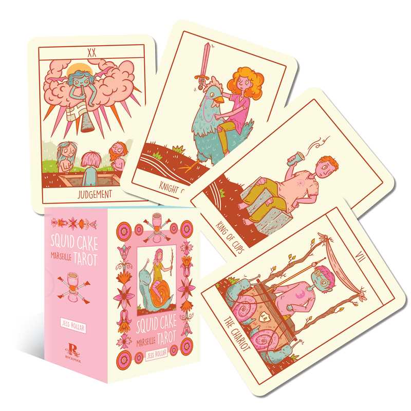*Squid Cake Marseille Tarot by Jess Rollar