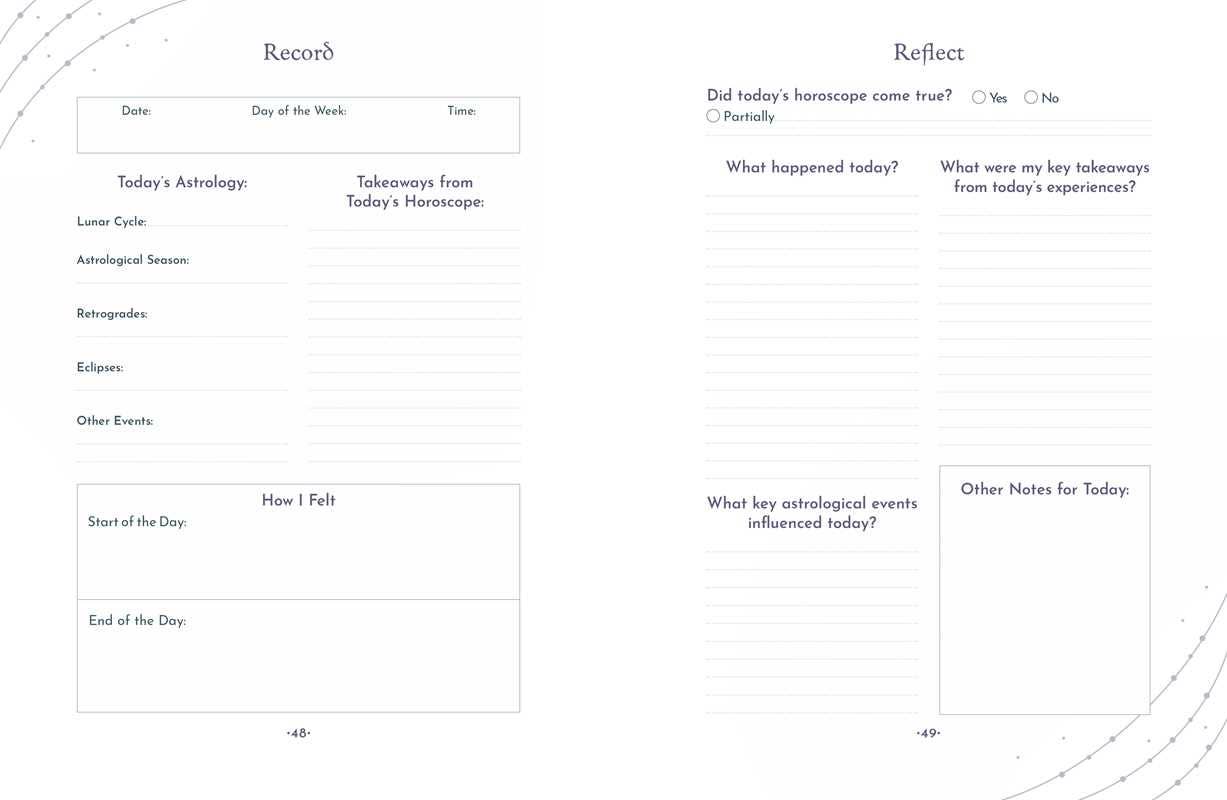 Astrology Journal by Mecca Woods