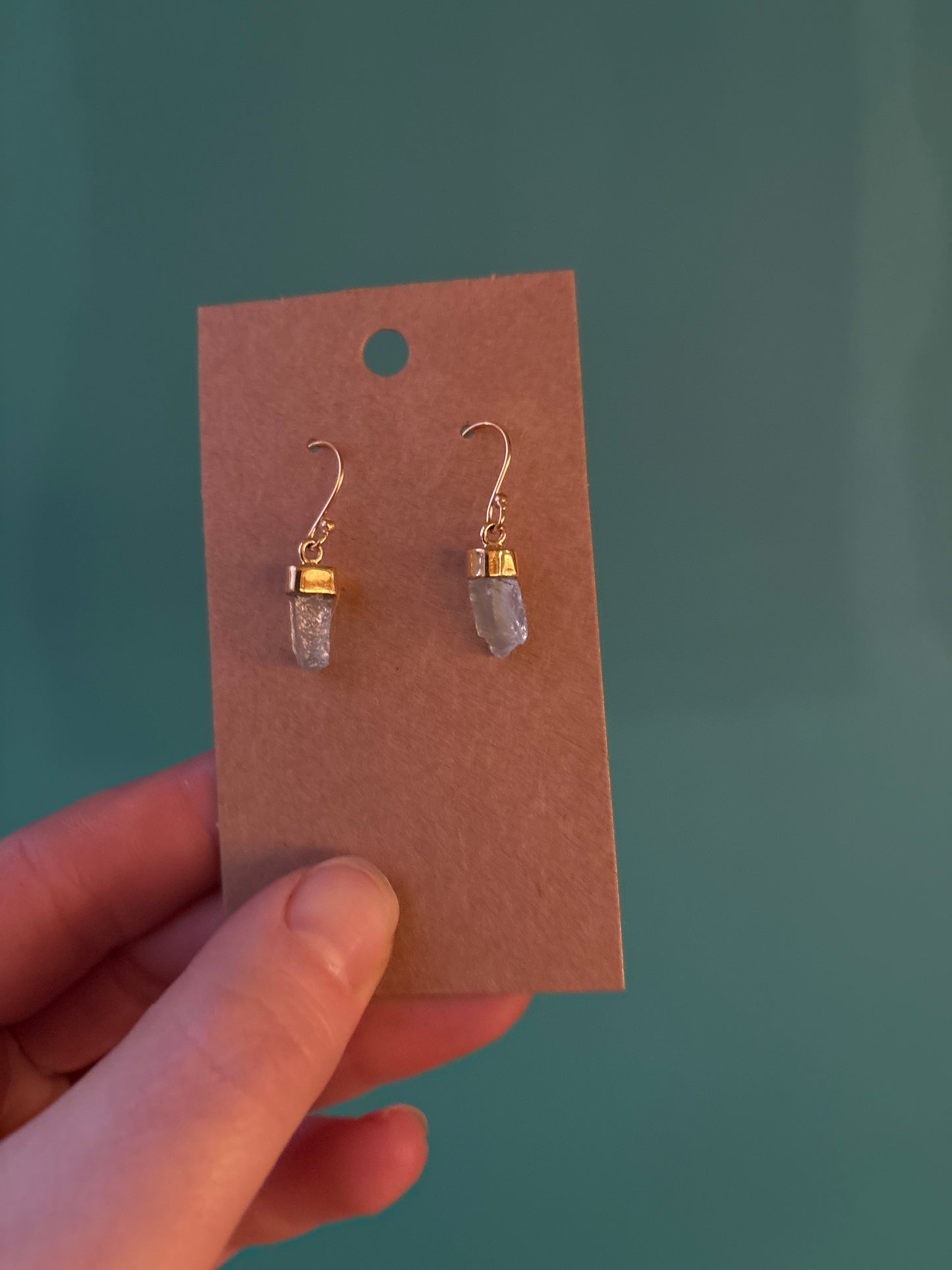 *Aquamarine earring