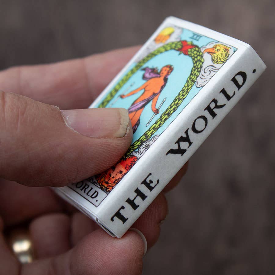 *Tarot Matchbox - The World • Candle Accessories
