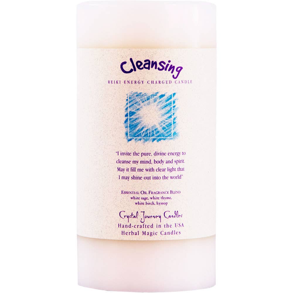 Reiki Herbal Pillar Candle Cleansing