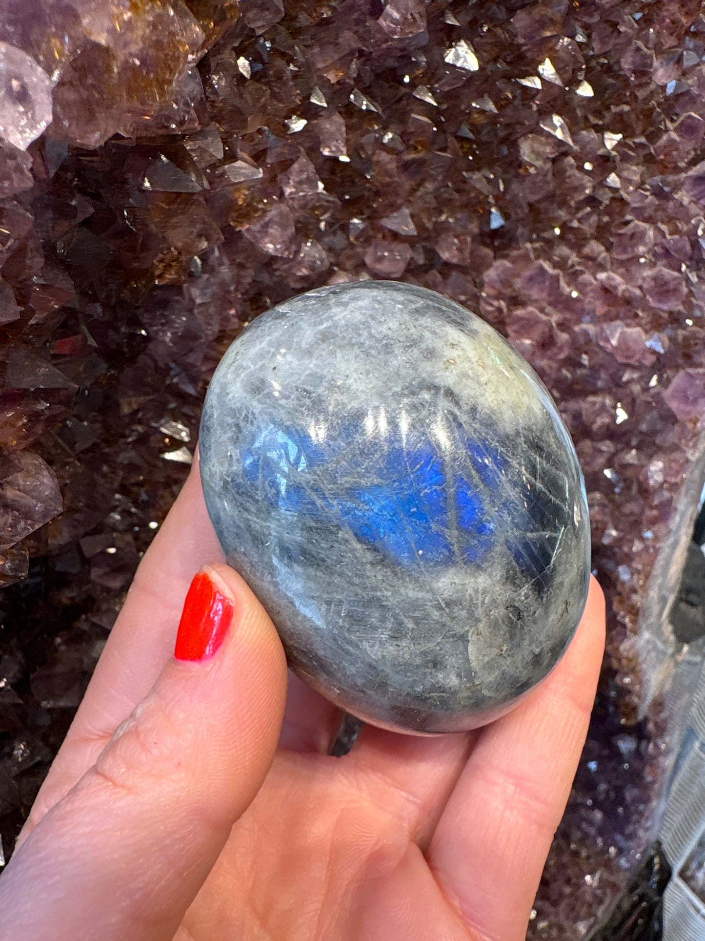 Labradorite Palm Stone