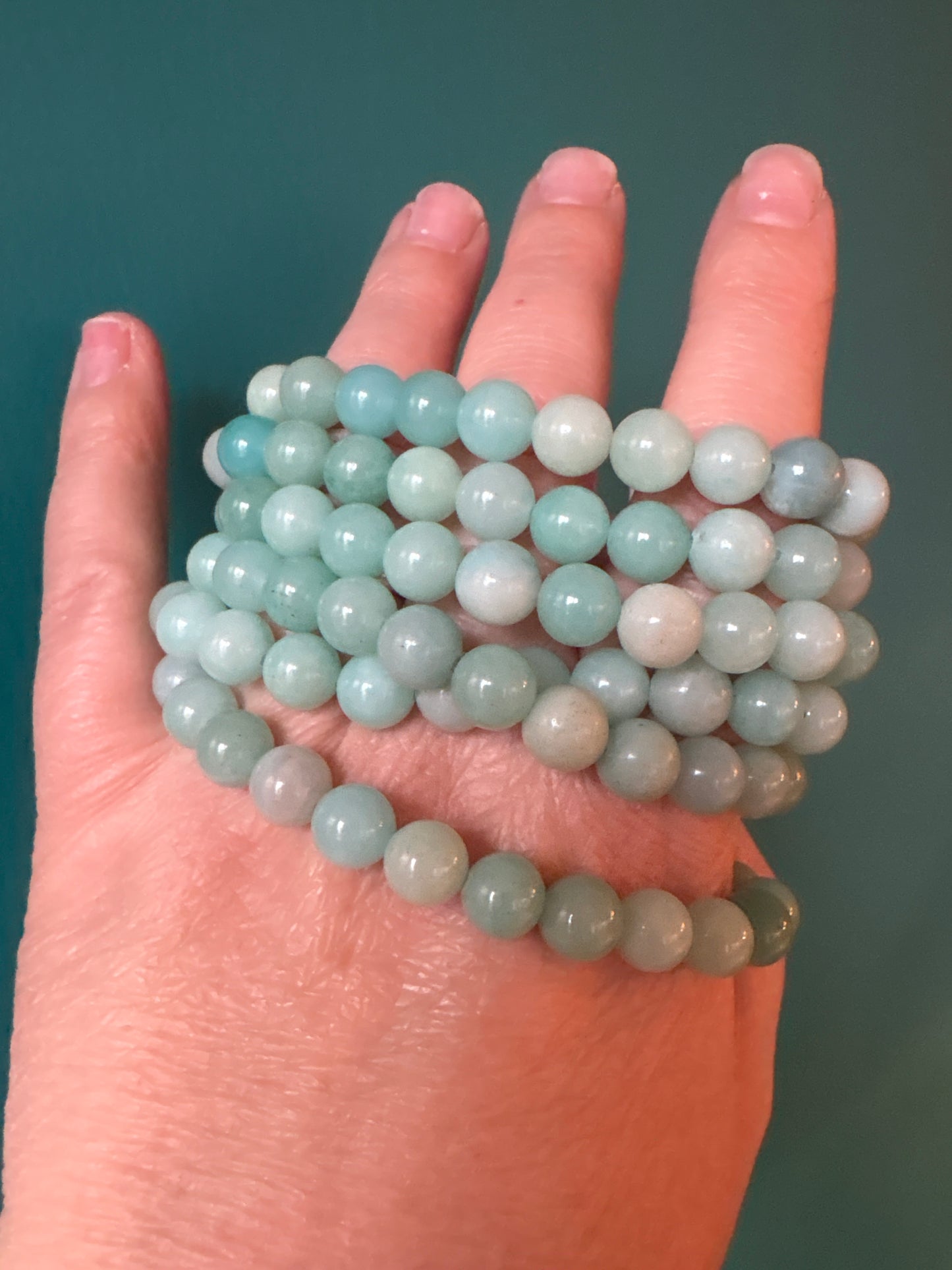 *Bracelet Amazonite 8mm
