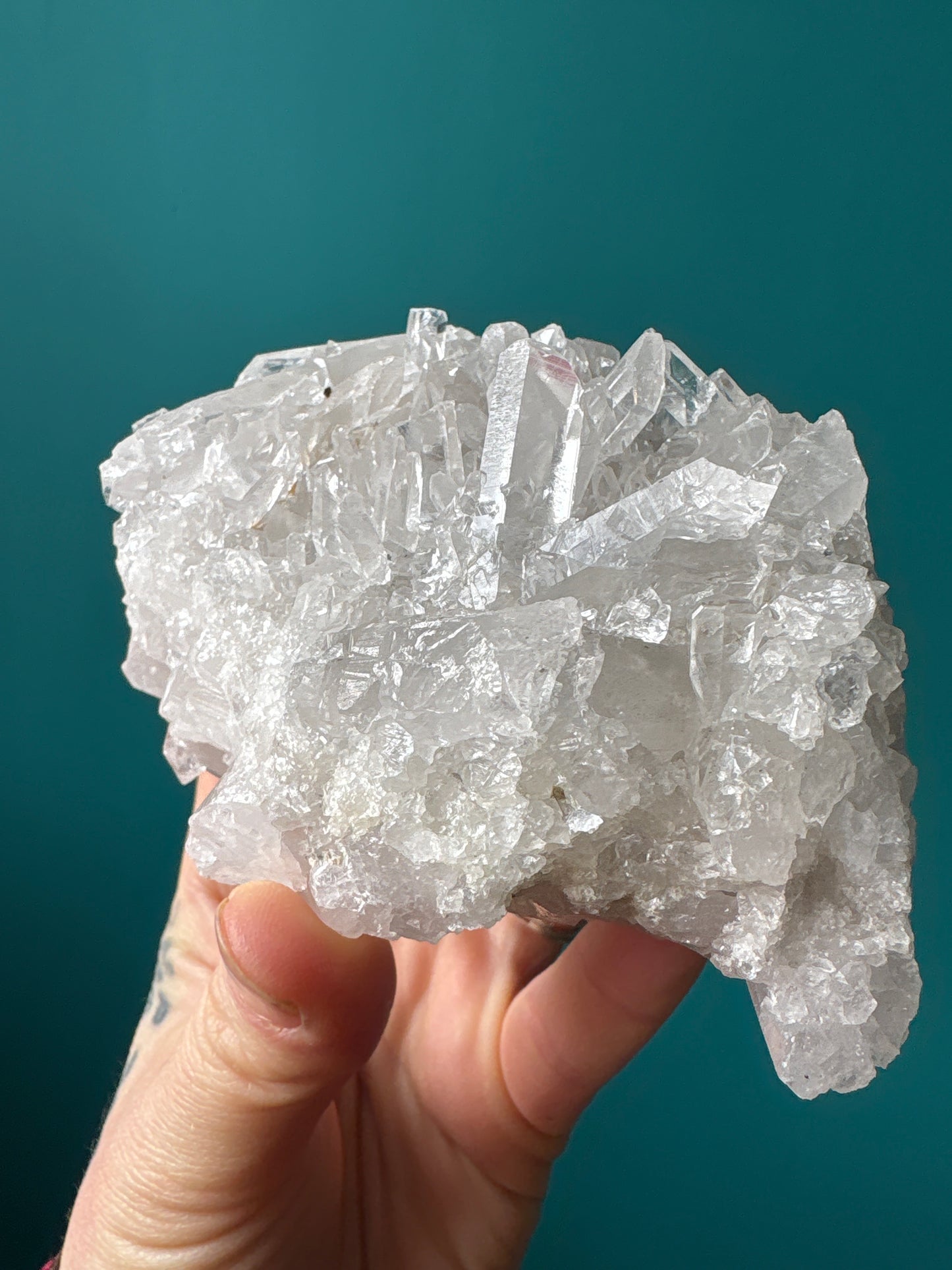 *Cluster Clear quartz