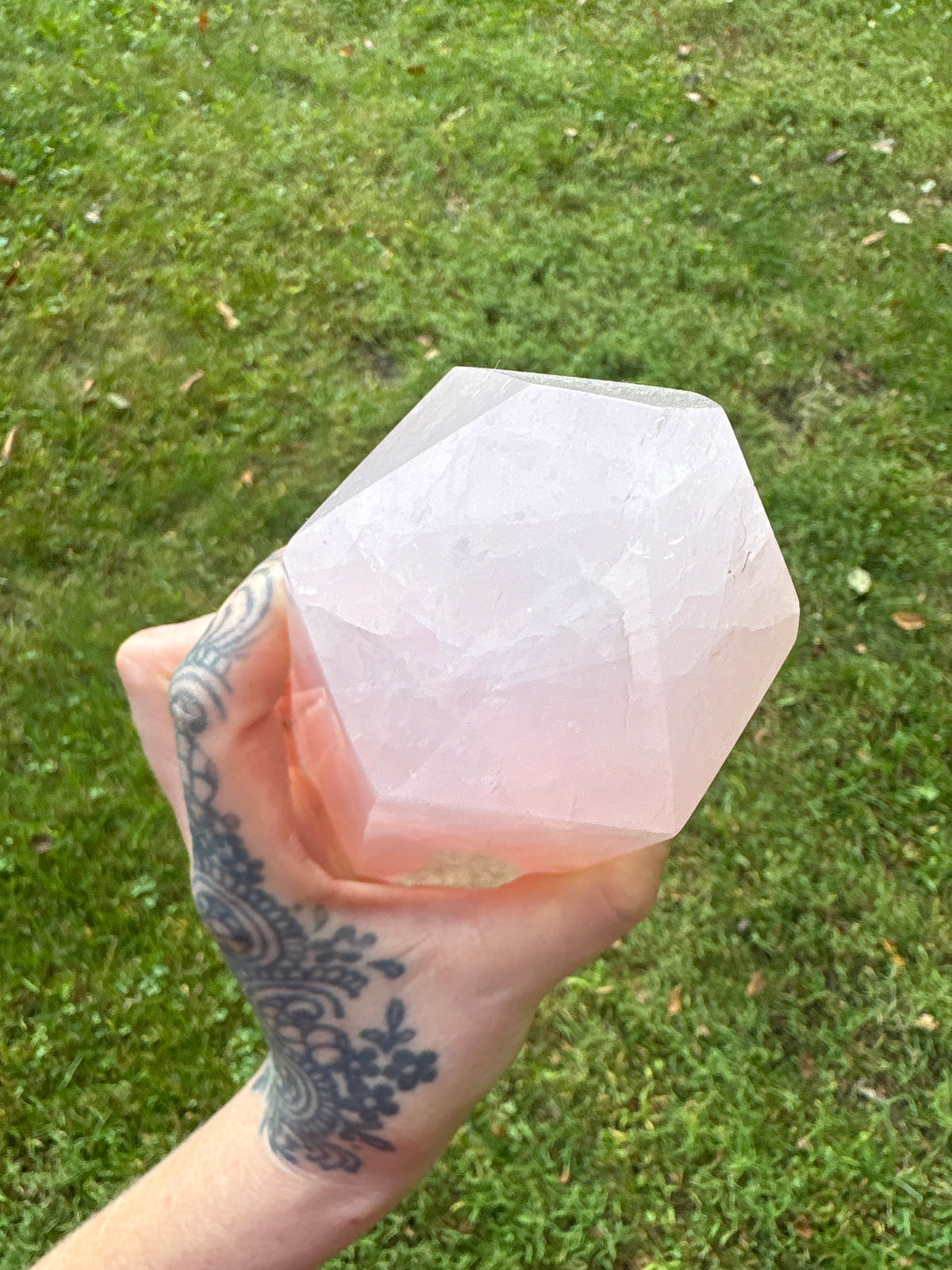 Large Rose Quartz Gemmy High Quality Tower