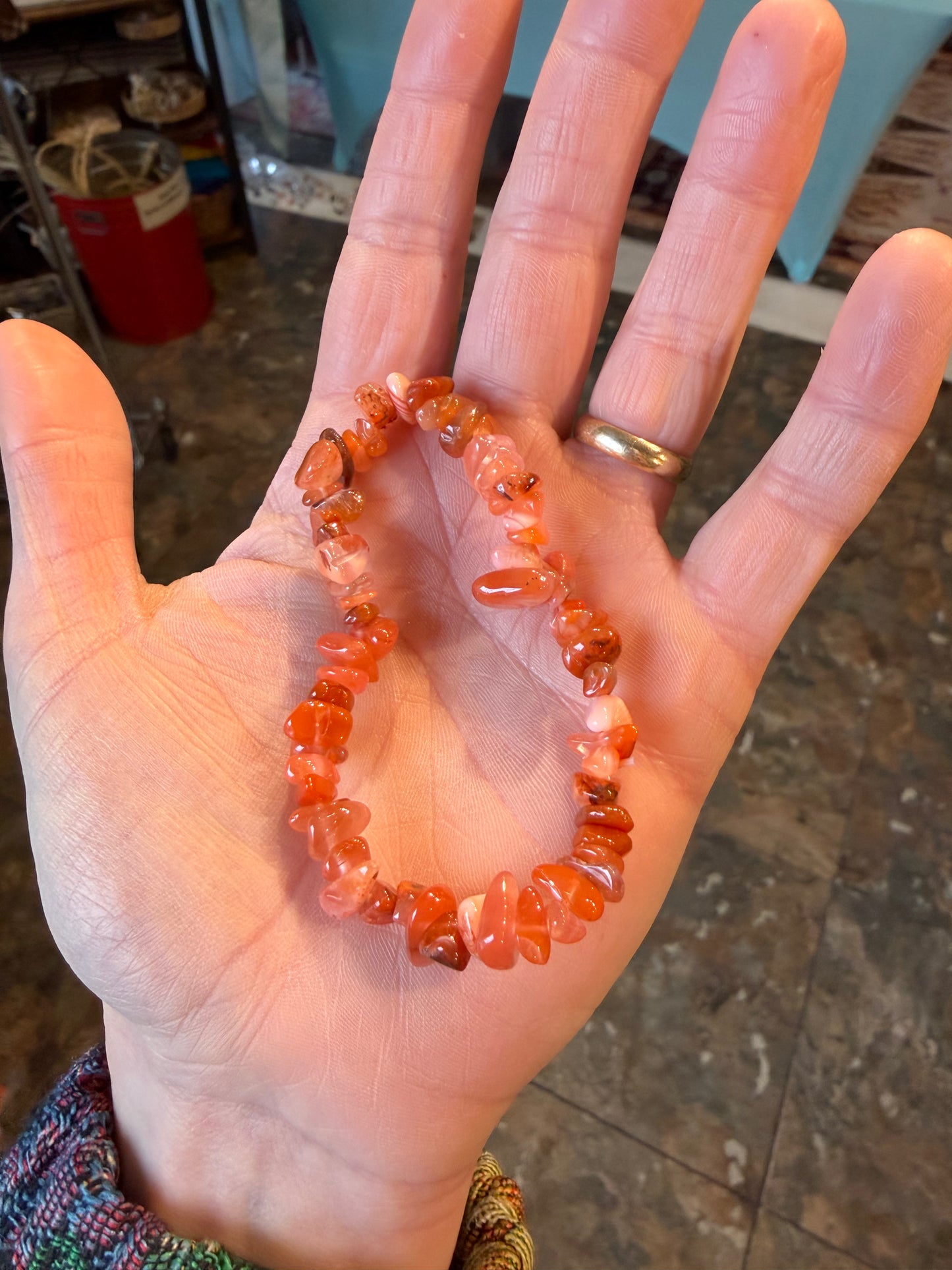 Carnelian bracelet