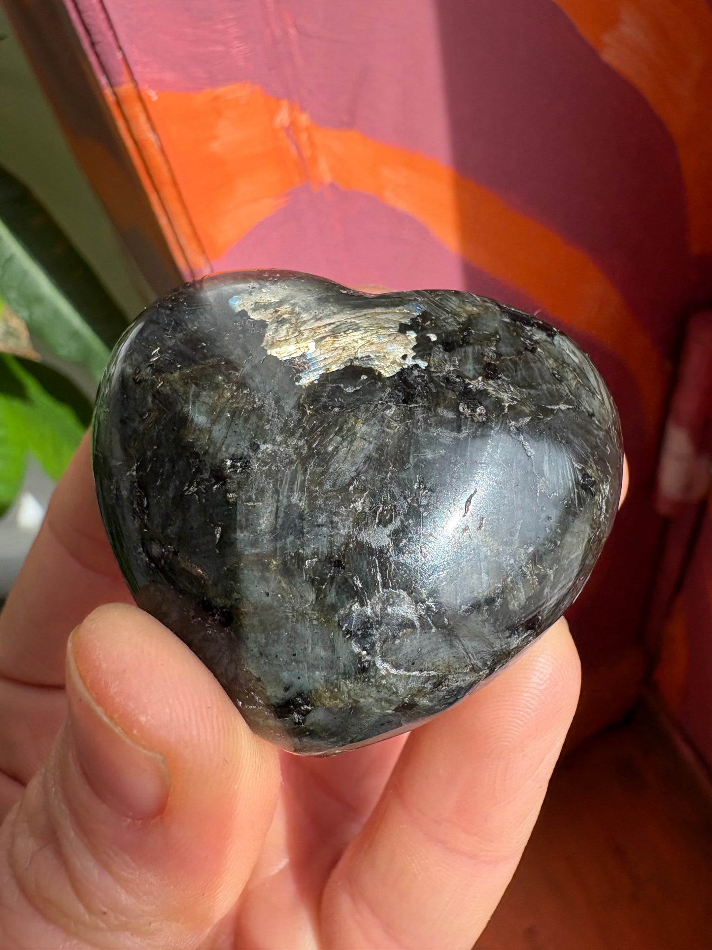 Larvikite Heart