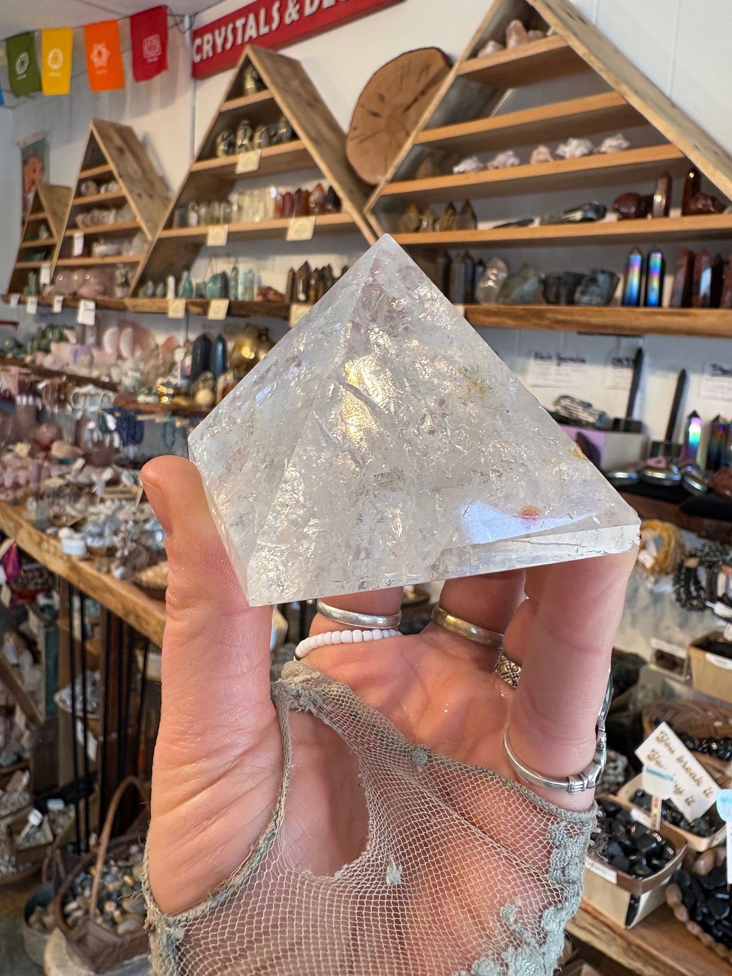 Clear Quartz Pyramid