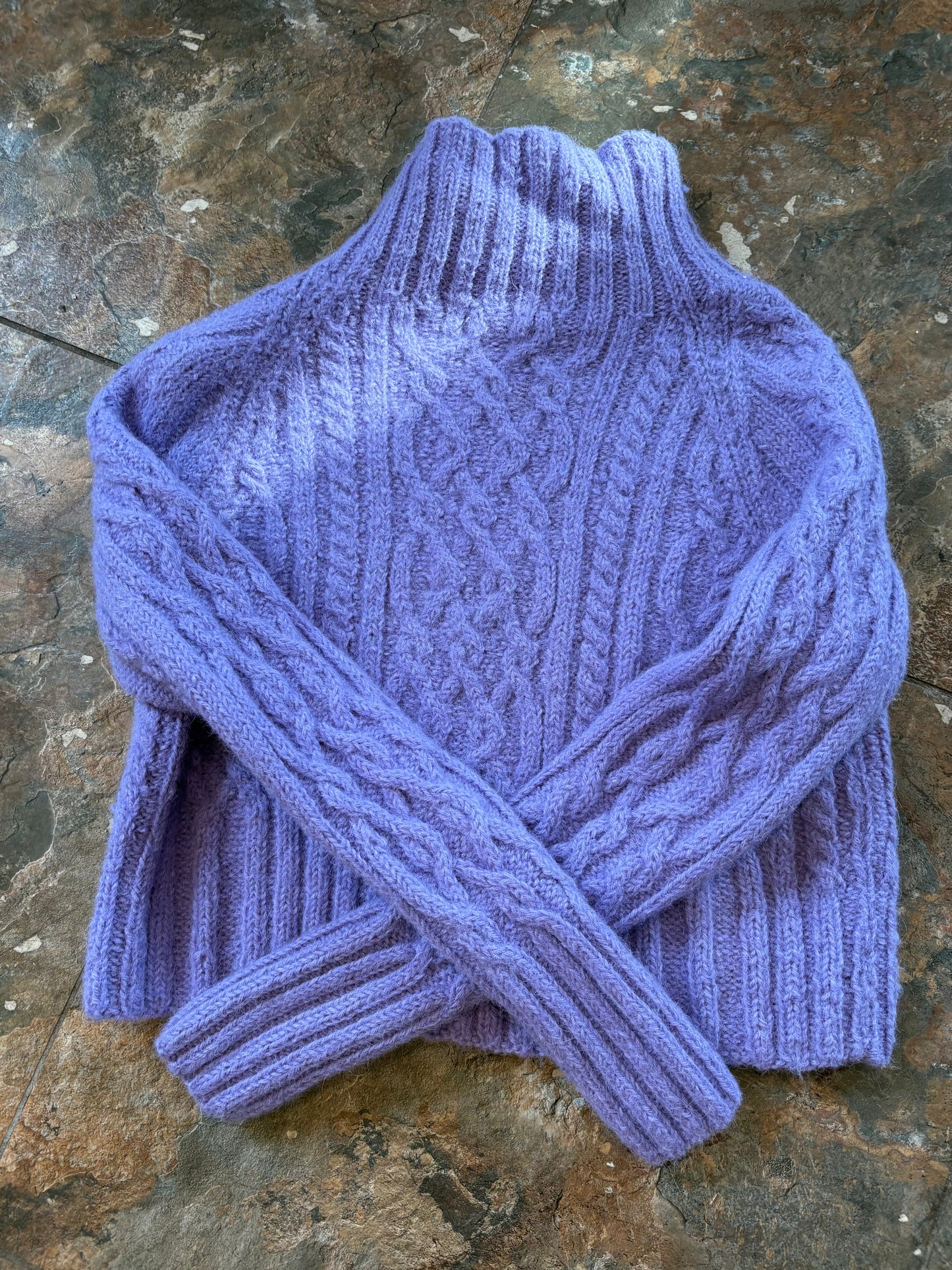 Handmade Periwinkle Sweater