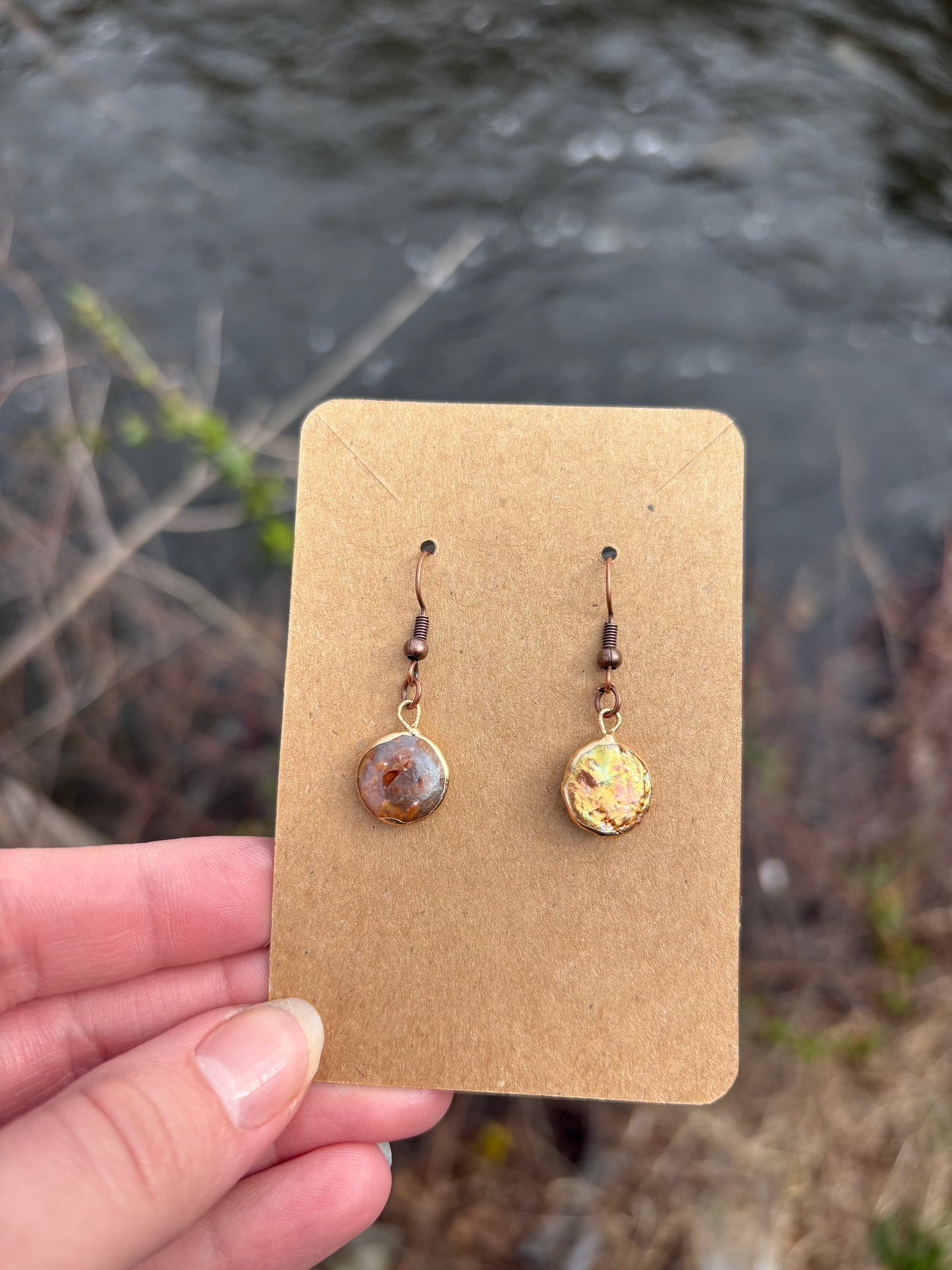 Black Lipped Oyster Pearl Earrings