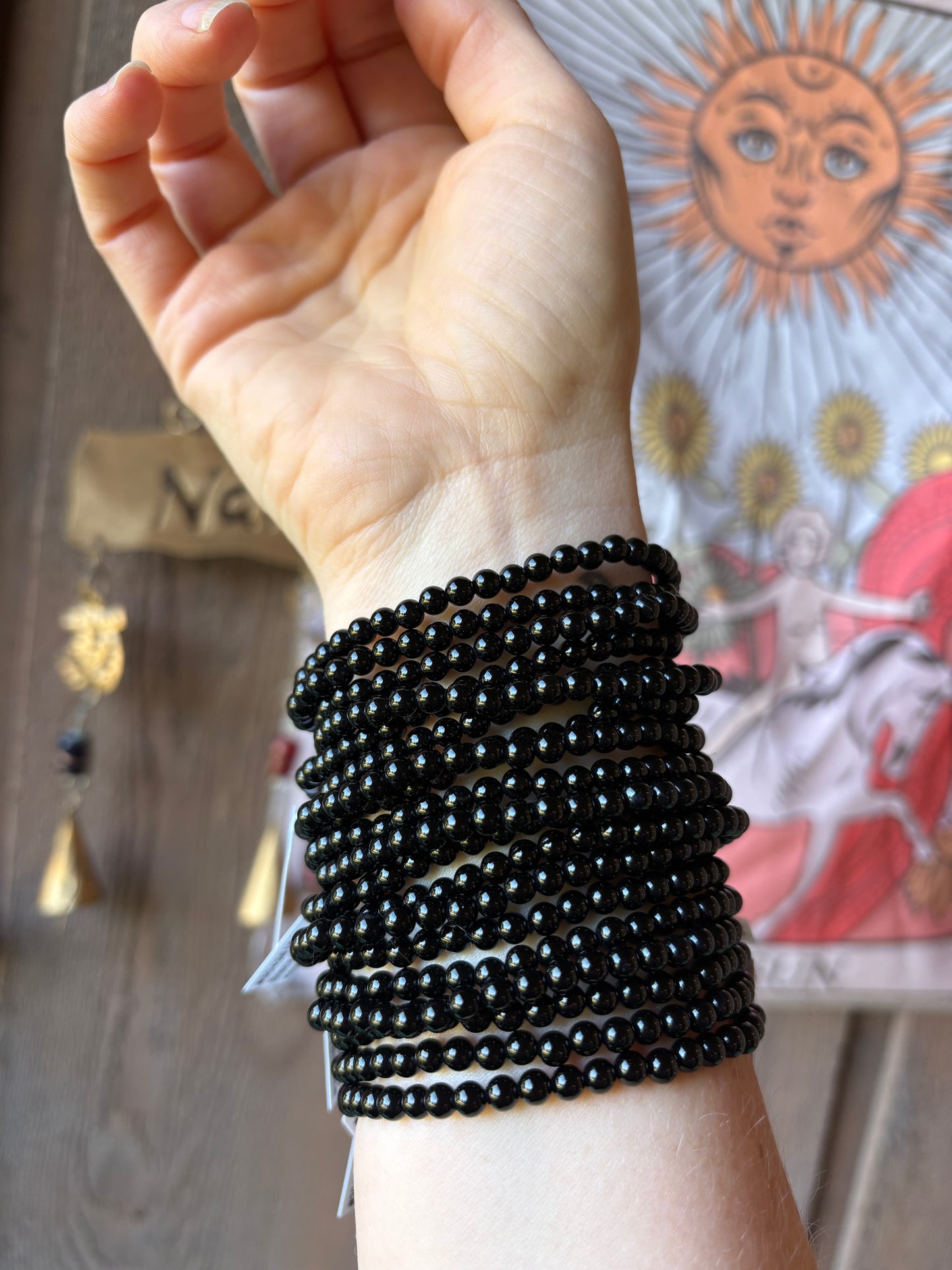 Black Onyx 4mm Bracelet