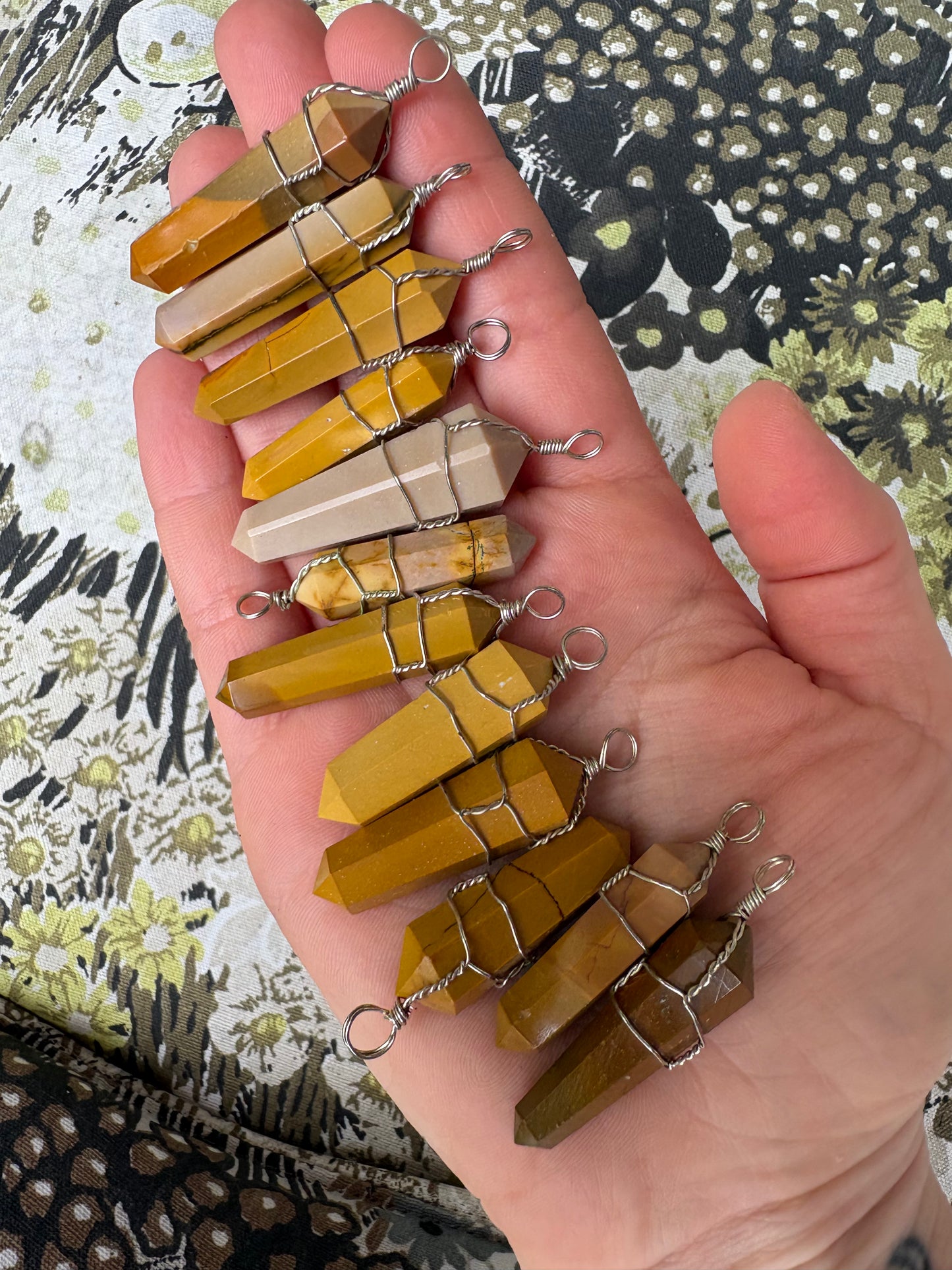 Mookaite Pendant – Courage, Grounding & Adventure | Wire Wrapped Crystal Jewelry