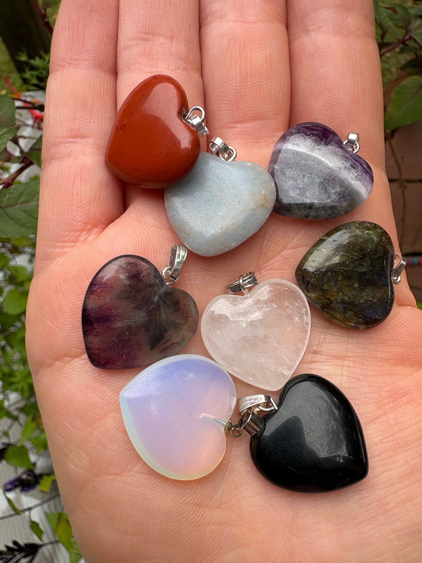 Crystal Heart Necklace – Love & Emotional Healing Stone