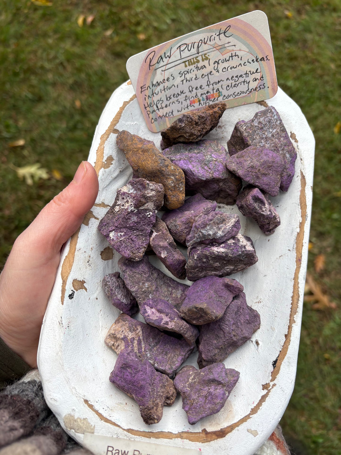 Purpurite Crystal – Spiritual Insight, Intuition & Self-Expression