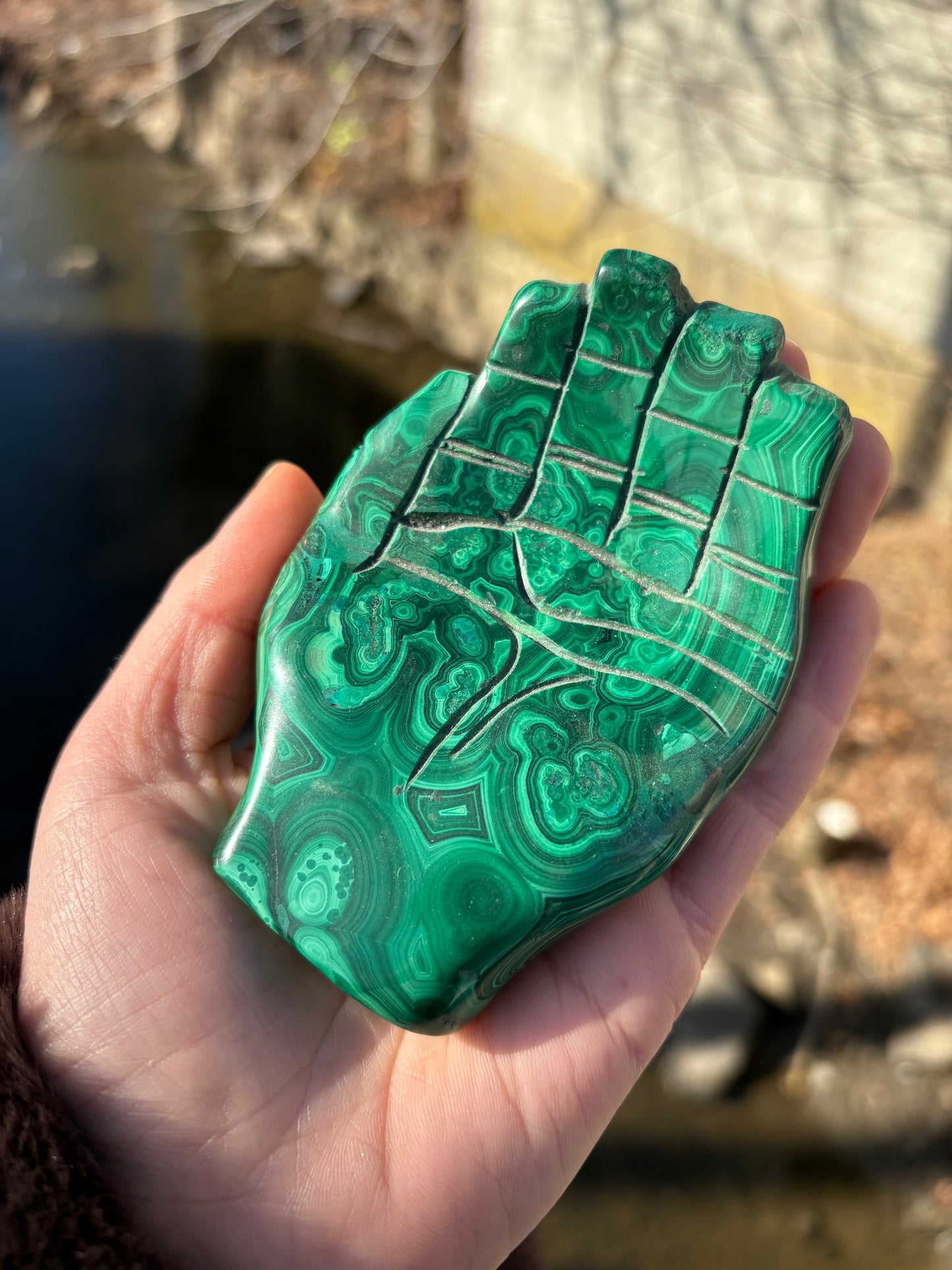 Malachite Hand Carving