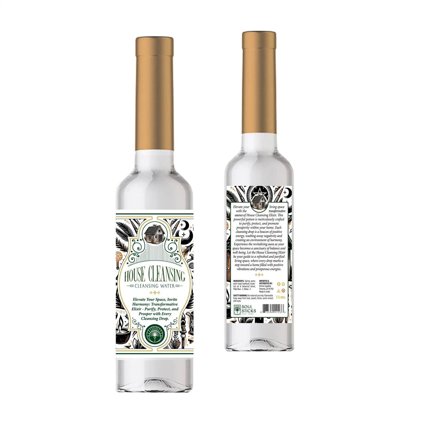 House Cleansing Spiritual Water 7.5 oz. white sage