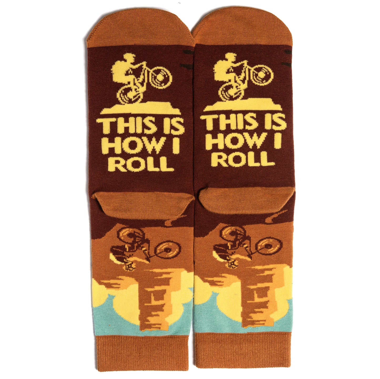 *This Is How I Roll (Mountain Biking) Socks