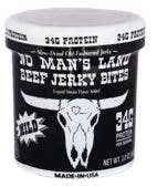 No Man's Land Beef Jerky Bites, Mild 2oz