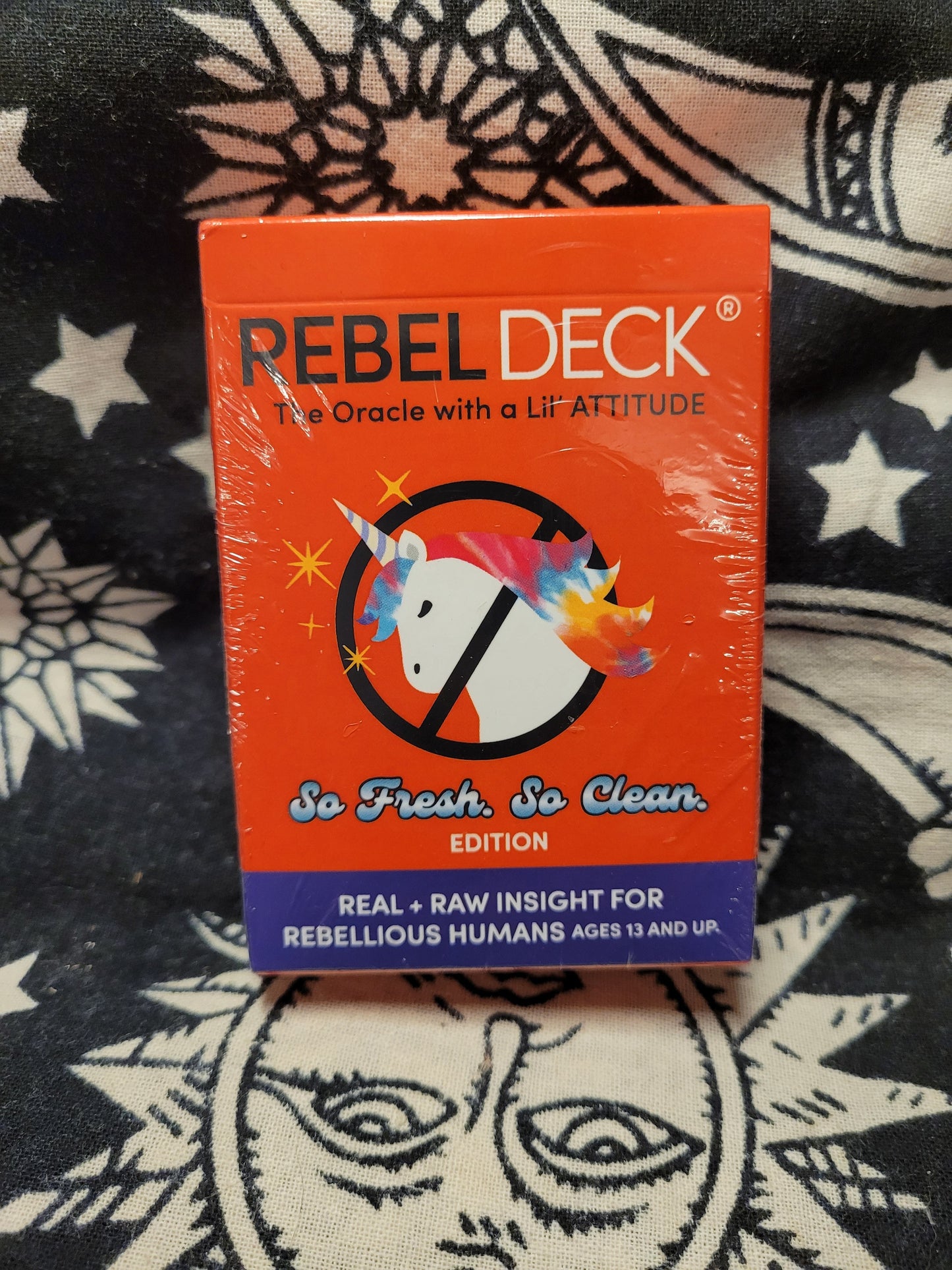 So Fresh So Clean Edition Rebel Deck with 112 cards for teens ages 13 and up in a matte tuck box
