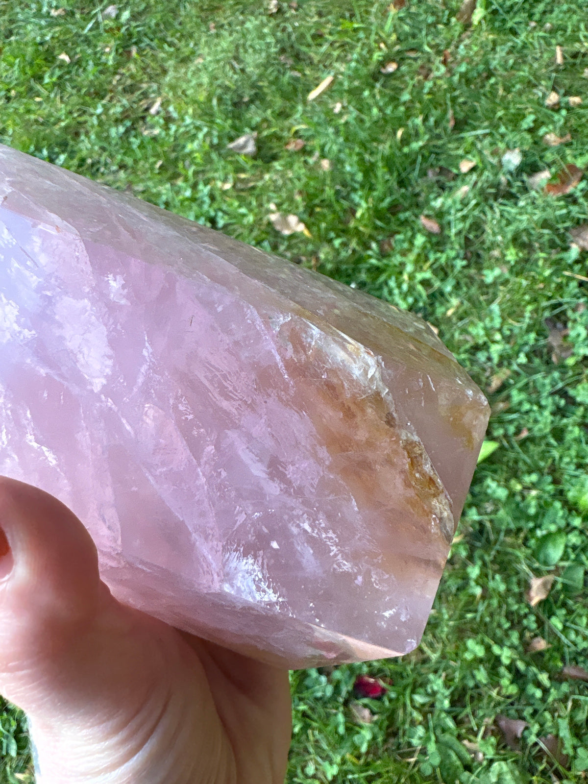 Rose Quartz High Quality Gemmy Tower