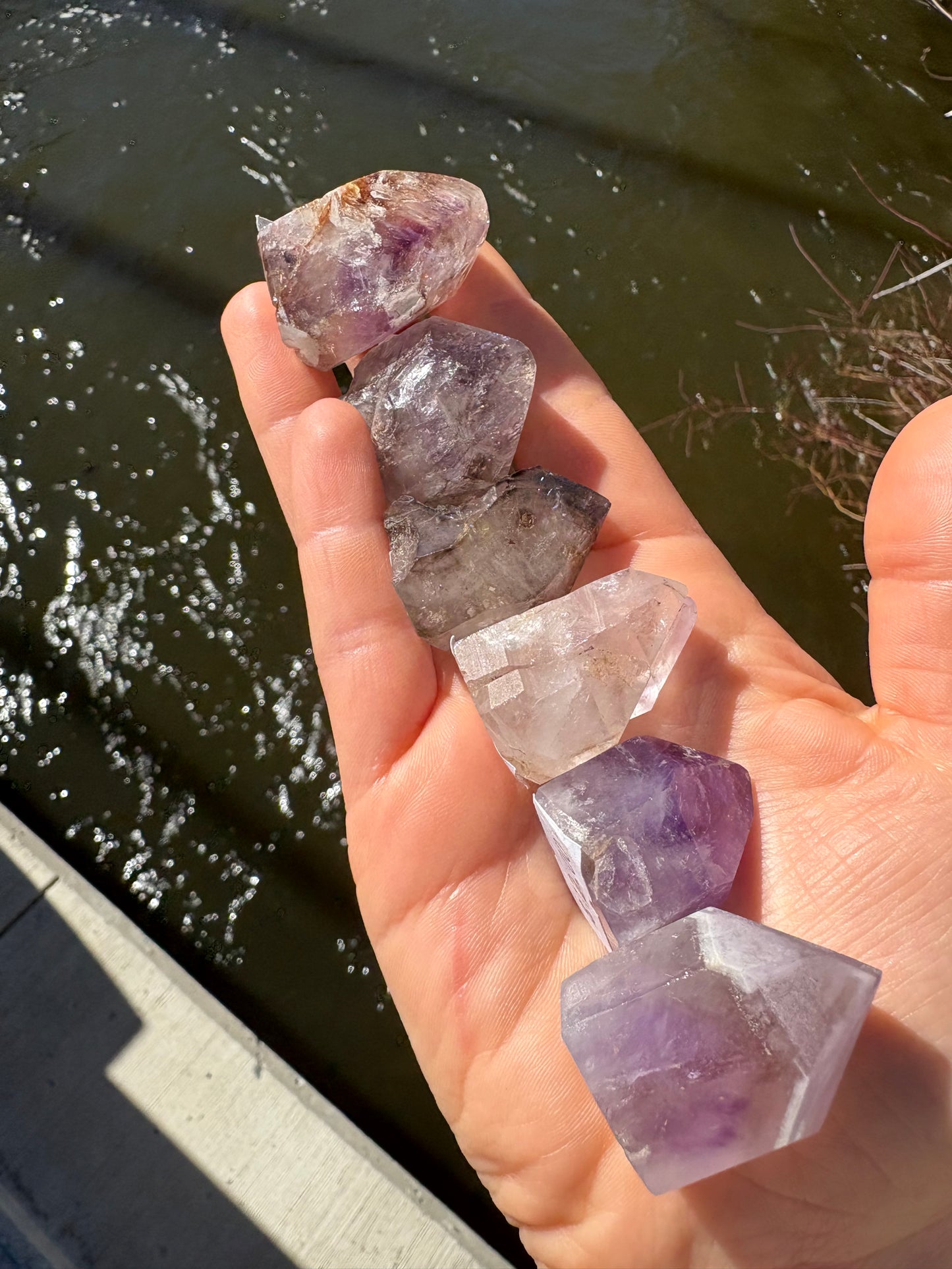 Amethyst Point with Inclusions
