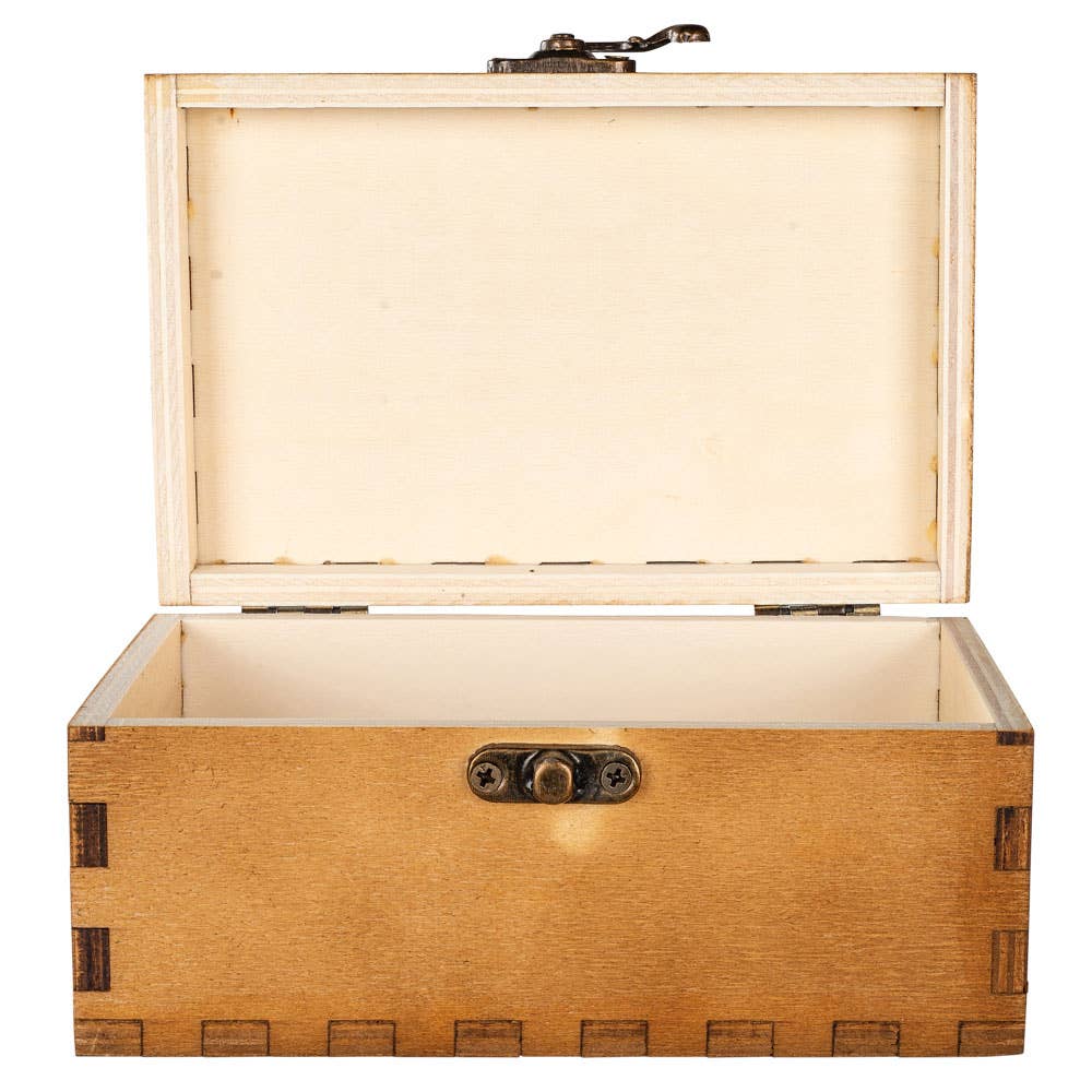 CELESTIAL LION WOODEN TAROT CARD BOX