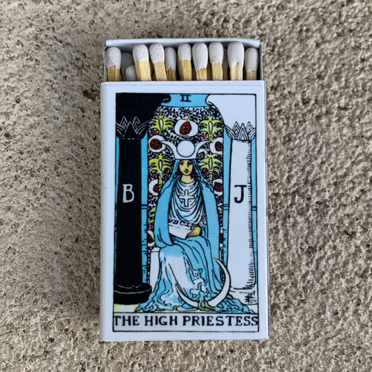 *Tarot Matchbox - The High Priestess • Candle Accessories