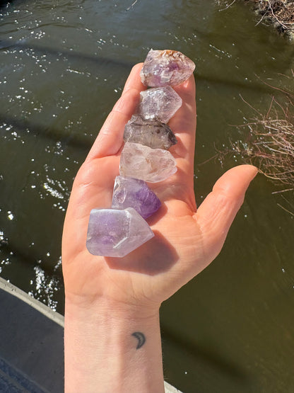 Amethyst Point with Inclusions