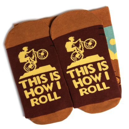 *This Is How I Roll (Mountain Biking) Socks