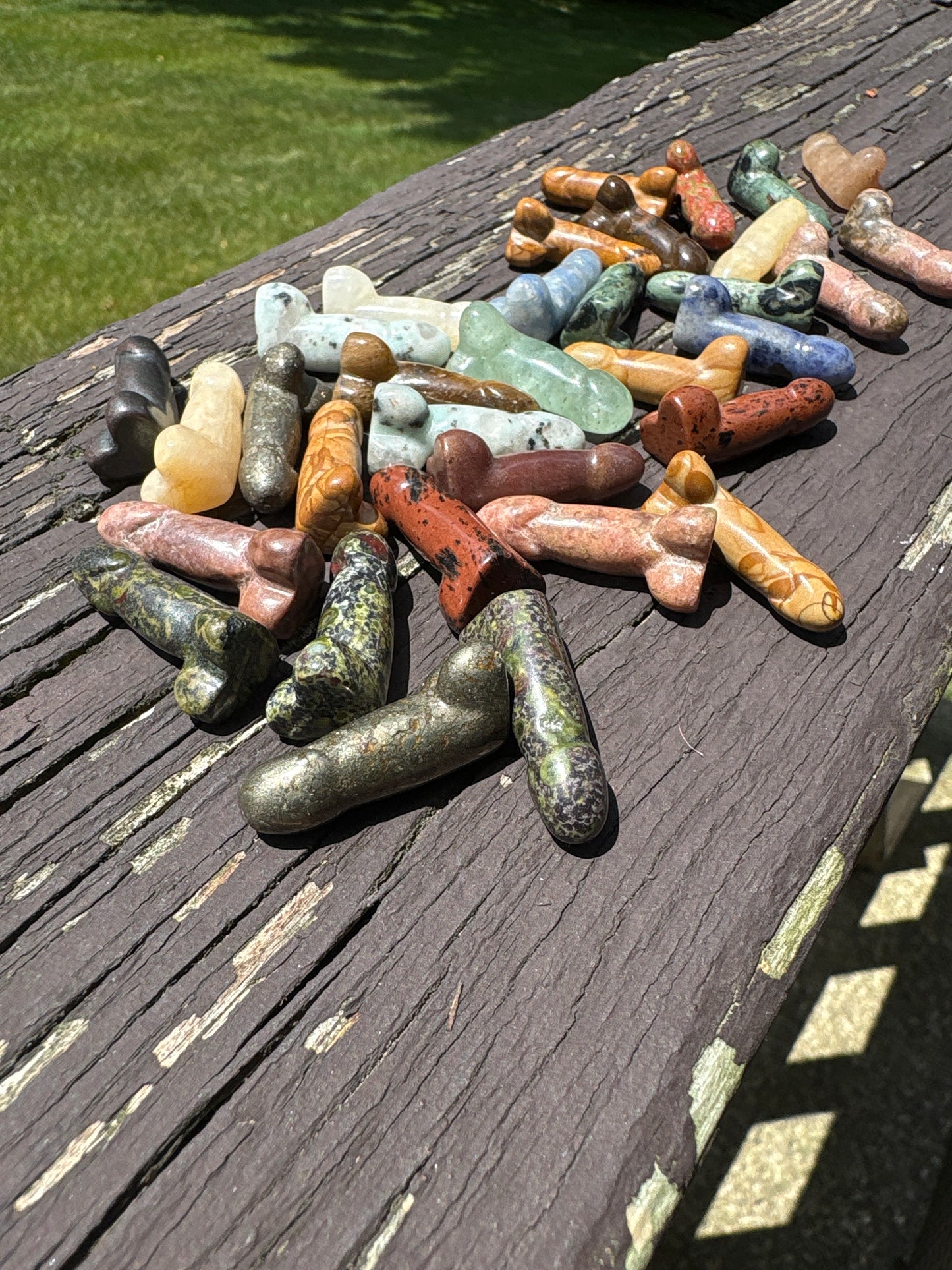 Teenie Weenie Crystal – Carved Phallus Crystal for Prosperity, Fertility & Humor