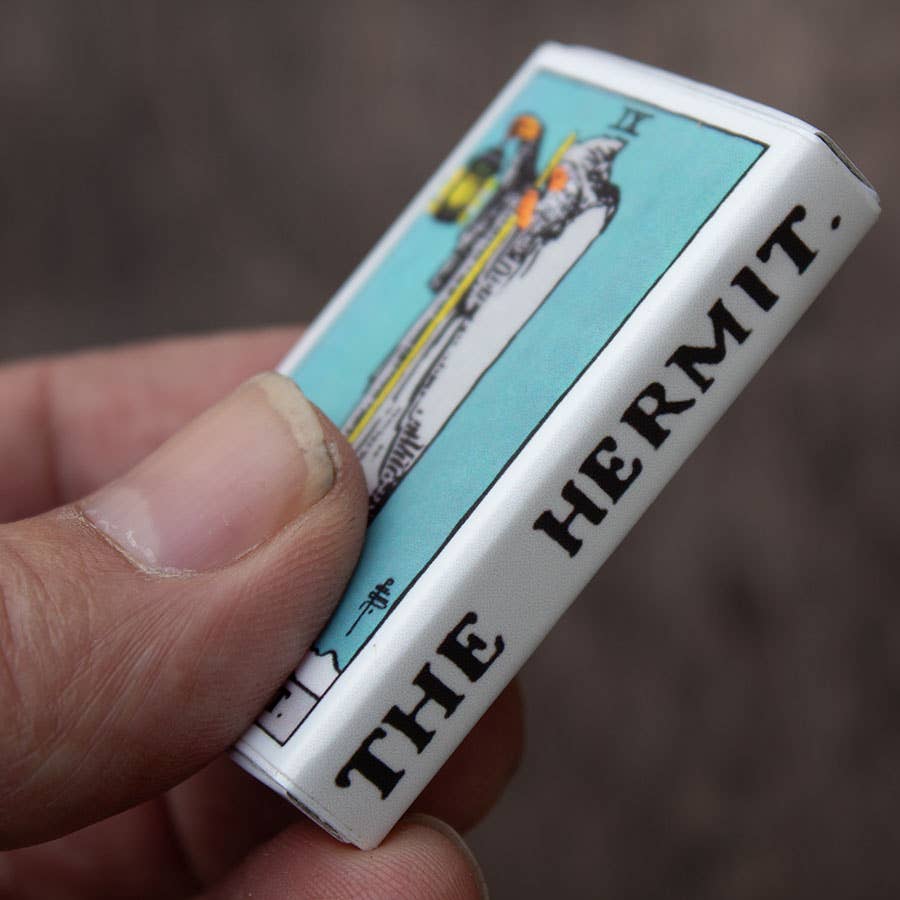 *Tarot Matchbox - The Hermit • Candle Accessories • Matches