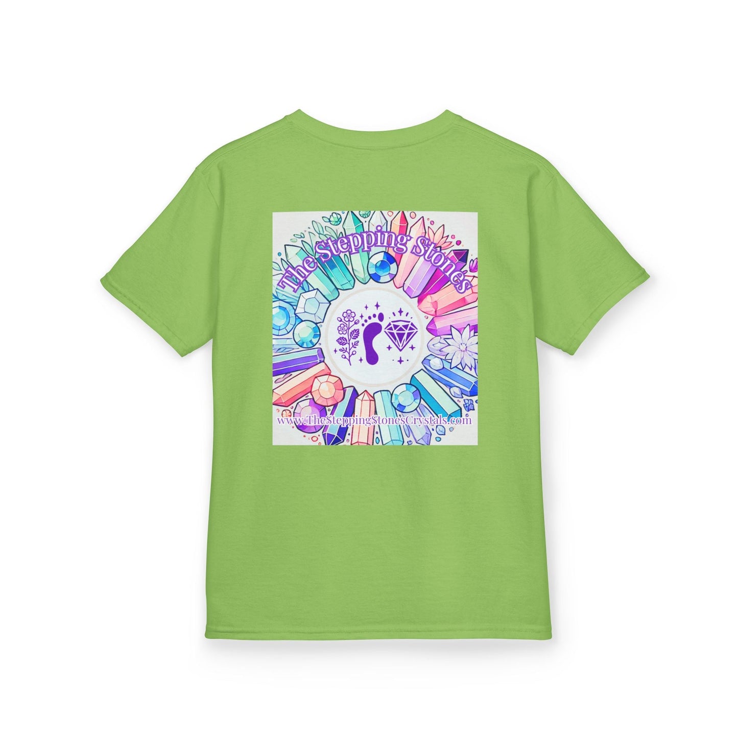 Kids TShirt 'I'm Just Here for Good Vibes and Pretty Rocks'
