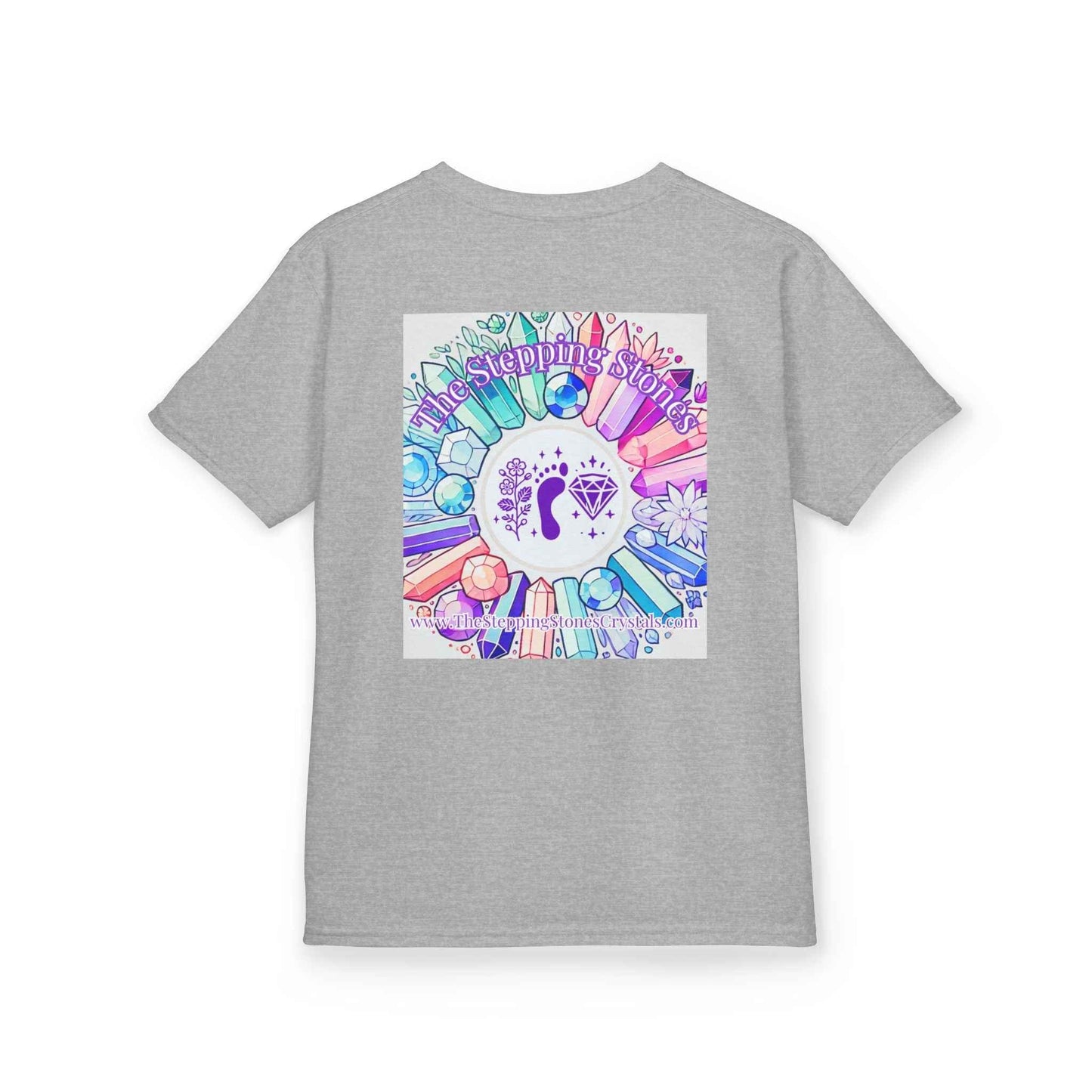 Kids TShirt 'I'm Just Here for Good Vibes and Pretty Rocks'