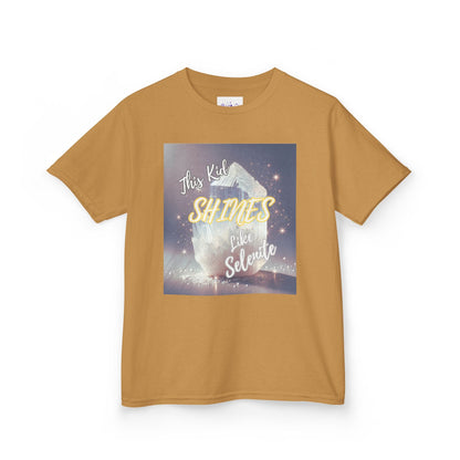 Kids TShirt 'This Kid Shines Like Selenite'