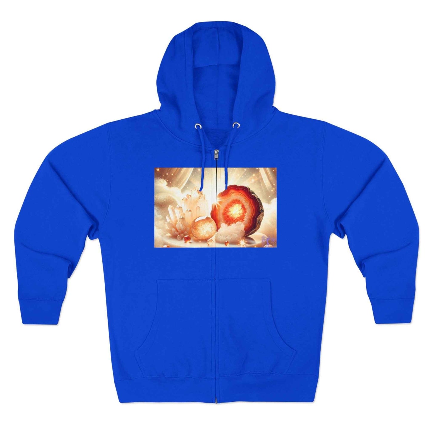 Warm Geode Zipped Hooded Sweater