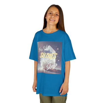 Kids TShirt 'This Kid Shines Like Selenite'
