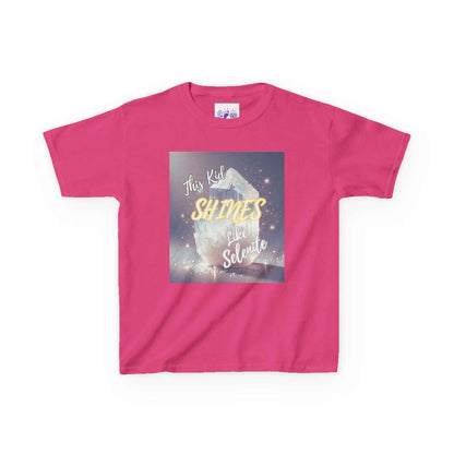 Kids TShirt 'This Kid Shines Like Selenite'