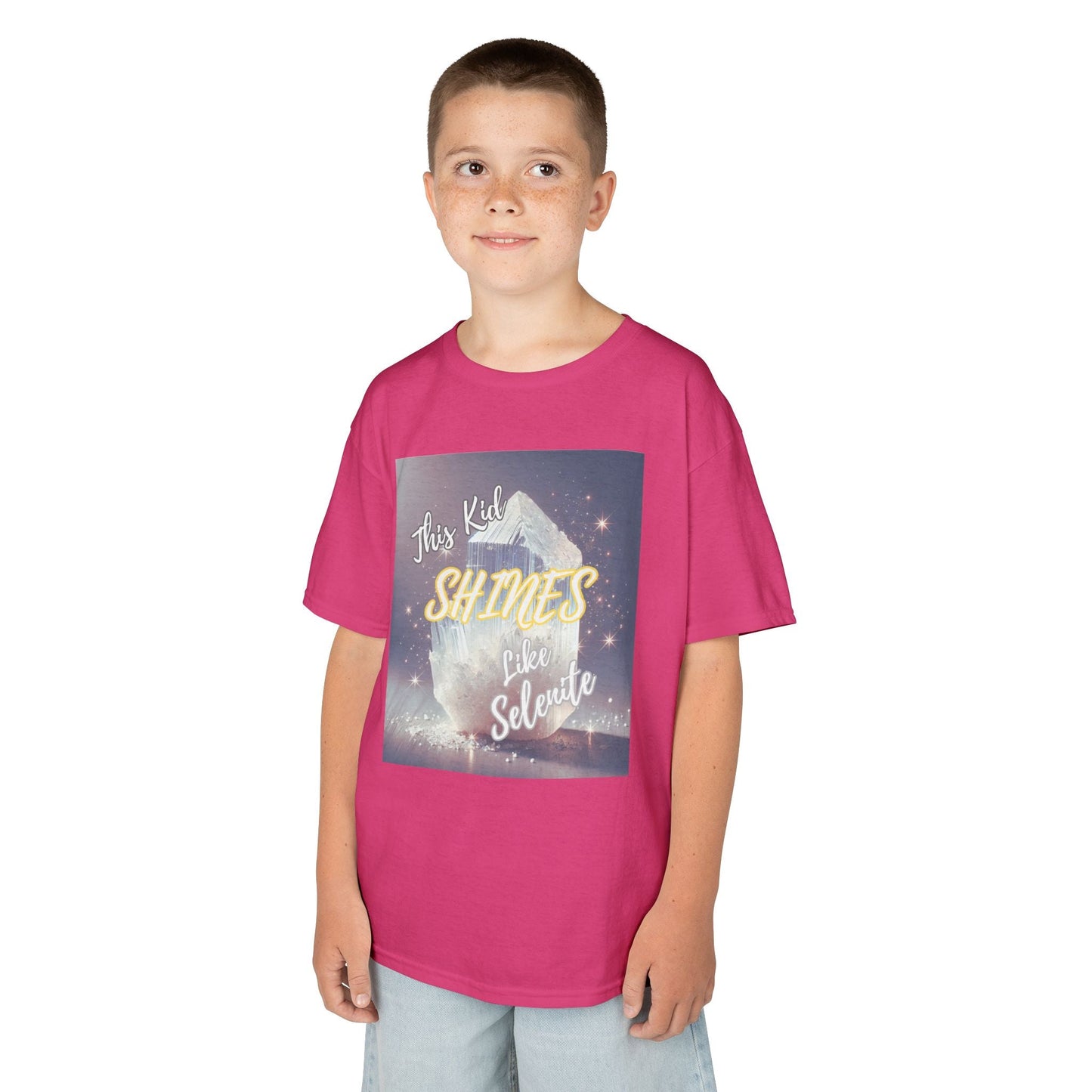 Kids TShirt 'This Kid Shines Like Selenite'