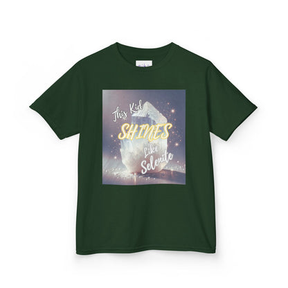 Kids TShirt 'This Kid Shines Like Selenite'