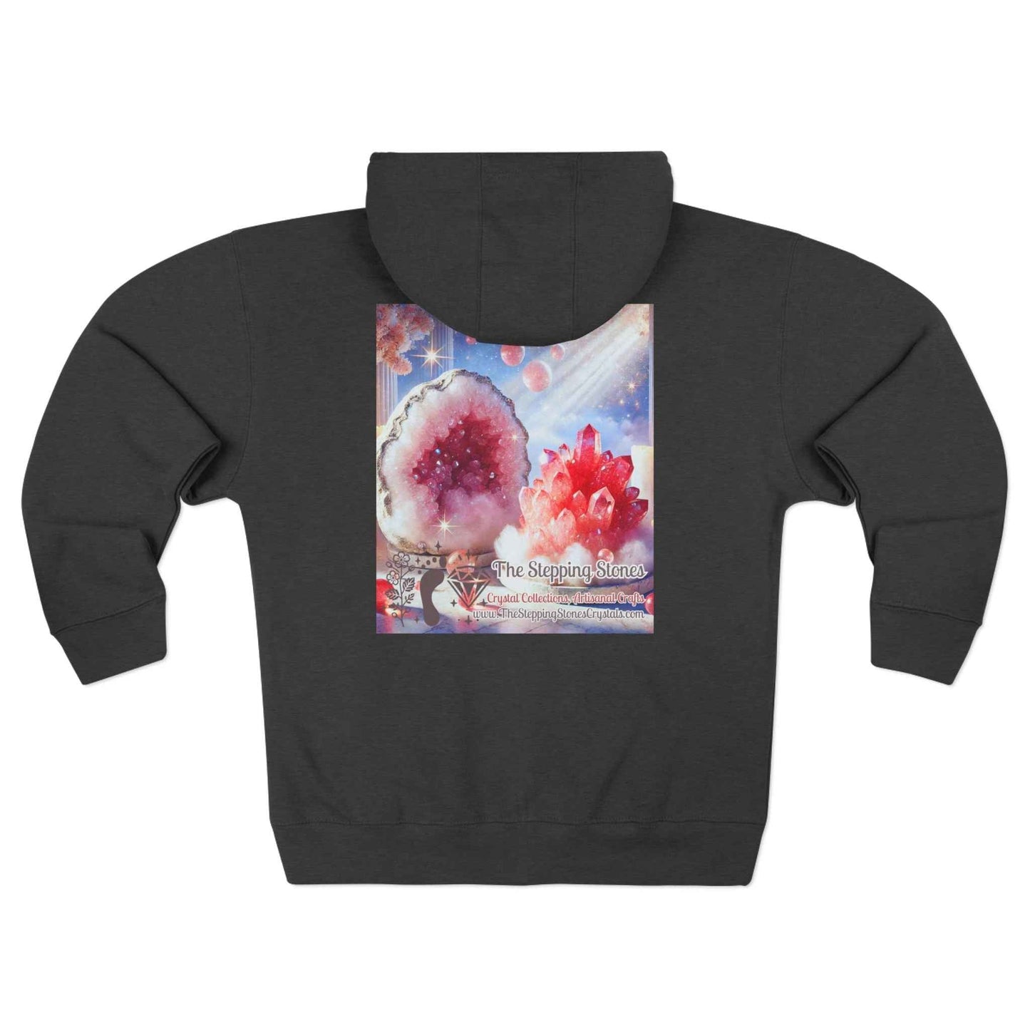 Cool Geode Zipped Hooded Sweater