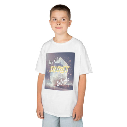 Kids TShirt 'This Kid Shines Like Selenite'