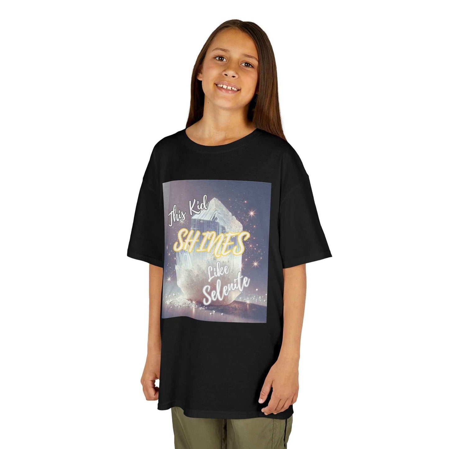Kids TShirt 'This Kid Shines Like Selenite'