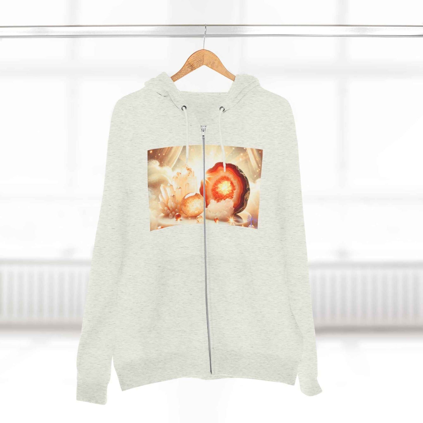 Warm Geode Zipped Hooded Sweater